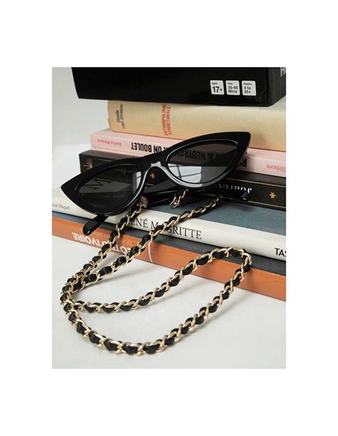 chanel lunette chaine